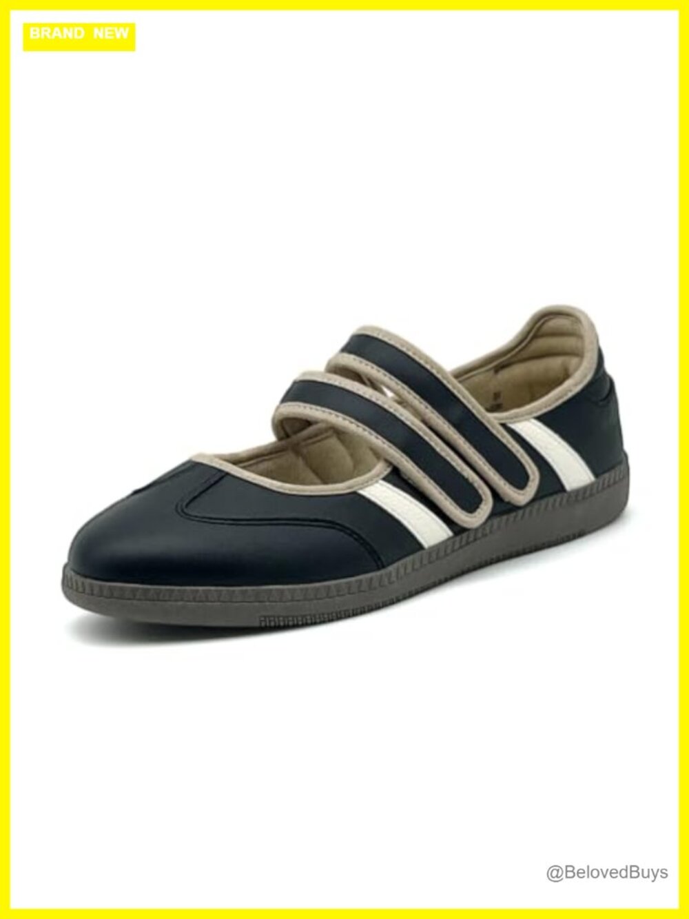 Women's Mary Jane Fashion Sneakers Slip-On Hook & Loop Memory Foam